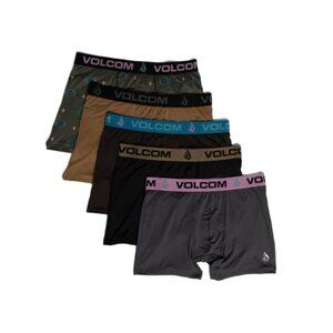 VOLCOM BLACK MULTI 5pk Boxer Briefs